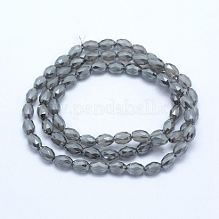 Electroplate Glass Beads&nbsp;EGLA-G023-S-PL01