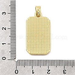 Brass Enamel Pendants&nbsp;KK-C134-42G