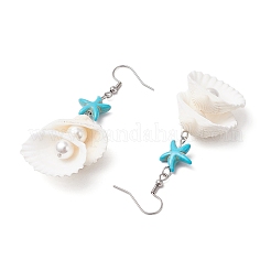 Shell Dangle Earrings&nbsp;EJEW-TA00646