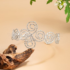 Iron Spiral Knot Upper Arm Cuff Bangles for Women&nbsp;WG4ED01-02