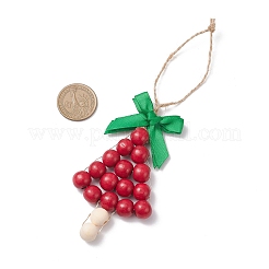 Christmas Trees Wood Pendant Decorations&nbsp;HJEW-JM04353