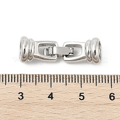Brass Fold Over Clasps&nbsp;KK-U059-11P