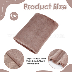 Super Soft Imitation Rabbit Plush Polyester Fabric&nbsp;DIY-BC0017-37F