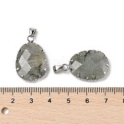 Natural Labradorite Pendants&nbsp;G-H086-01P-05