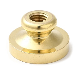 Golden Plated Wax Seal Brass Stamp Head&nbsp;LS-AJEW-C031-01E