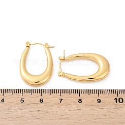 304 Stainless Steel Rhinestone Hoop Earrings for Women&nbsp;EJEW-U046-08B-G