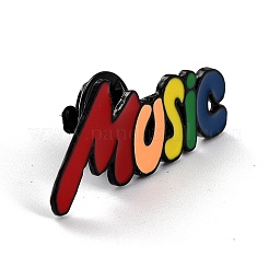 Music Enamel Pin&nbsp;JEWB-P011-03