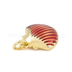 Rack Plating Brass Enamel Pendants&nbsp;KK-P269-09G-05