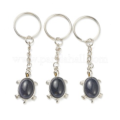 Natural & Synthetic Mixed Gemstone Keychain&nbsp;KEYC-P010-C