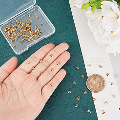100Pcs 304 Stainless Steel Bead Cap Pendant Bails&nbsp;STAS-UN0042-26B