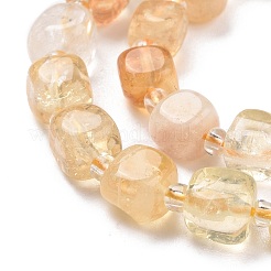 Natural Yellow Quartz Beads Strands&nbsp;G-K323-07