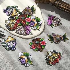 12Pcs 6 Style Acrylic Pendants&nbsp;MACR-CJ0001-68