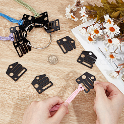 50Pcs House Shape Acrylic Bobbins&nbsp;OACR-OC0001-25A