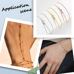 800Pcs Brass Smooth Round Beads&nbsp;KK-PA0001-18