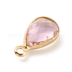 Faceted Glass Pendants&nbsp;KK-WH0054-15J-G