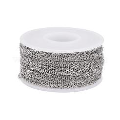 Tarnish Resistant 304 Stainless Steel Cable Chains&nbsp;CHS-H009-04P