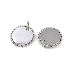 304 Stainless Steel Pendants&nbsp;STAS-L022-183P-03