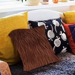 Square Faux Fur Squares Fabric&nbsp;AJEW-WH0348-615A