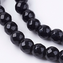 Natural White Jade Bead Strands&nbsp;G-R166-8mm-14