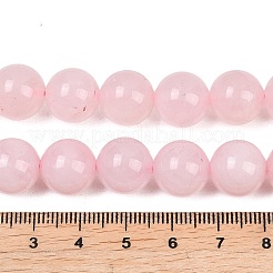 Round Natural Rose Quartz Gemstone Bead Strands&nbsp;G-J333-02-12mm