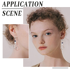 100Pcs 304 Stainless Steel Leverback Earring Findings&nbsp;STAS-BBC0004-12
