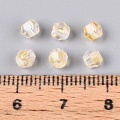 Transparent Spray Painted Glass Beads&nbsp;X1-EGLA-N018-4mm-09