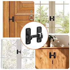 Zinc Alloy Flip Latch Door Lock Set&nbsp;FIND-WH0051-262EB