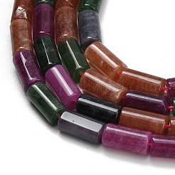 Dyed Natural Malaysia Jade Beads Strands&nbsp;G-C285-B01-01C