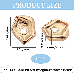 45Pcs Brass Charms&nbsp;KK-CN0002-78