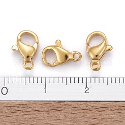 304 Stainless Steel Lobster Claw Clasps&nbsp;X-STAS-H352-01C-G