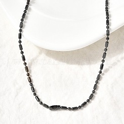 2MM 201 Stainless Steel Column Ball Chain Necklaces&nbsp;NJEW-C097-01B
