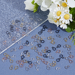 100Pcs 5 Colors 304 Stainless Steel Tube Bails&nbsp;STAS-PA0001-07