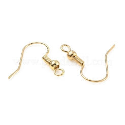 Brass Earring Hooks&nbsp;X-KK-C024-18KCG