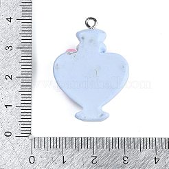 UV Plating Opaque Resin Pendants&nbsp;RESI-R458-04A