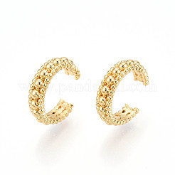 Brass Cuff Earrings&nbsp;KK-T074-43G