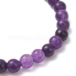 6Pcs Natural Quartz Beaded Stretch Bracelets for Women Men&nbsp;BJEW-JB12965