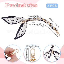 2Pcs Polyester Mobile Phone Strap&nbsp;AJEW-UN0002-03B