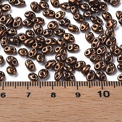 Colours Luster Czech Glass Seed Beads&nbsp;SEED-N004-005-E02