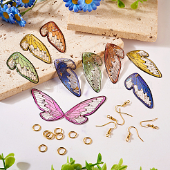 DIY Butterfly Wing Earring Making Kit&nbsp;DIY-TA0005-17