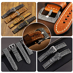 2 Sets Tibetan Style 304 Stainless Steel Watch Band Clasps&nbsp;STAS-UN0039-87A