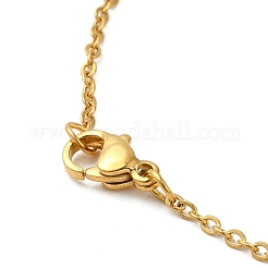 201 Stainless Steel Pendant Necklaces&nbsp;NJEW-H022-05G