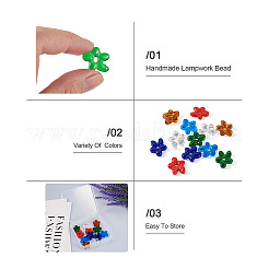 12Pcs 6 Colors Glass Beads&nbsp;GGLA-TA0002-02