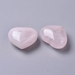 Natural Rose Quartz Heart Love Stone&nbsp;X-G-G798-14