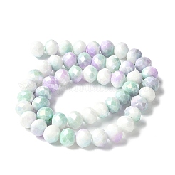 Electroplate Glass Beads Strands&nbsp;LAMP-S068-11C
