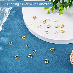 20Pcs 2 Styles 925 Sterling Silver Wire Guardian&nbsp;STER-TA0001-44