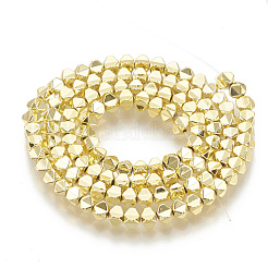 Electroplate Non-magnetic Synthetic Hematite Beads Strands&nbsp;G-N0322-18G
