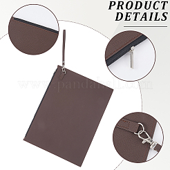 Rectangle PU Leather Meeting File Bag&nbsp;AJEW-WH20019-115C
