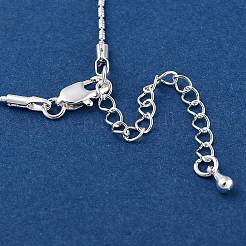 Brass Column Link Chain Necklaces&nbsp;NJEW-Q344-02S