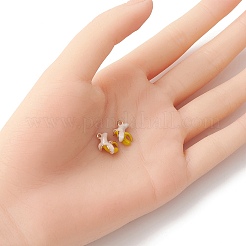 2Pcs Brass Enamel Charms&nbsp;KK-YW0001-72