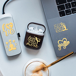 9Pcs Nickel Self-adhesive Picture Stickers&nbsp;DIY-WH0450-194